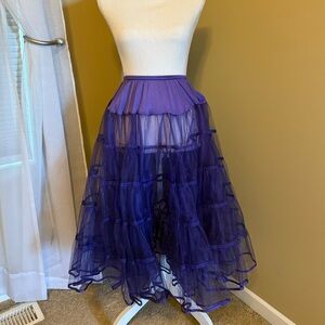 Purple Tulle Petticoat